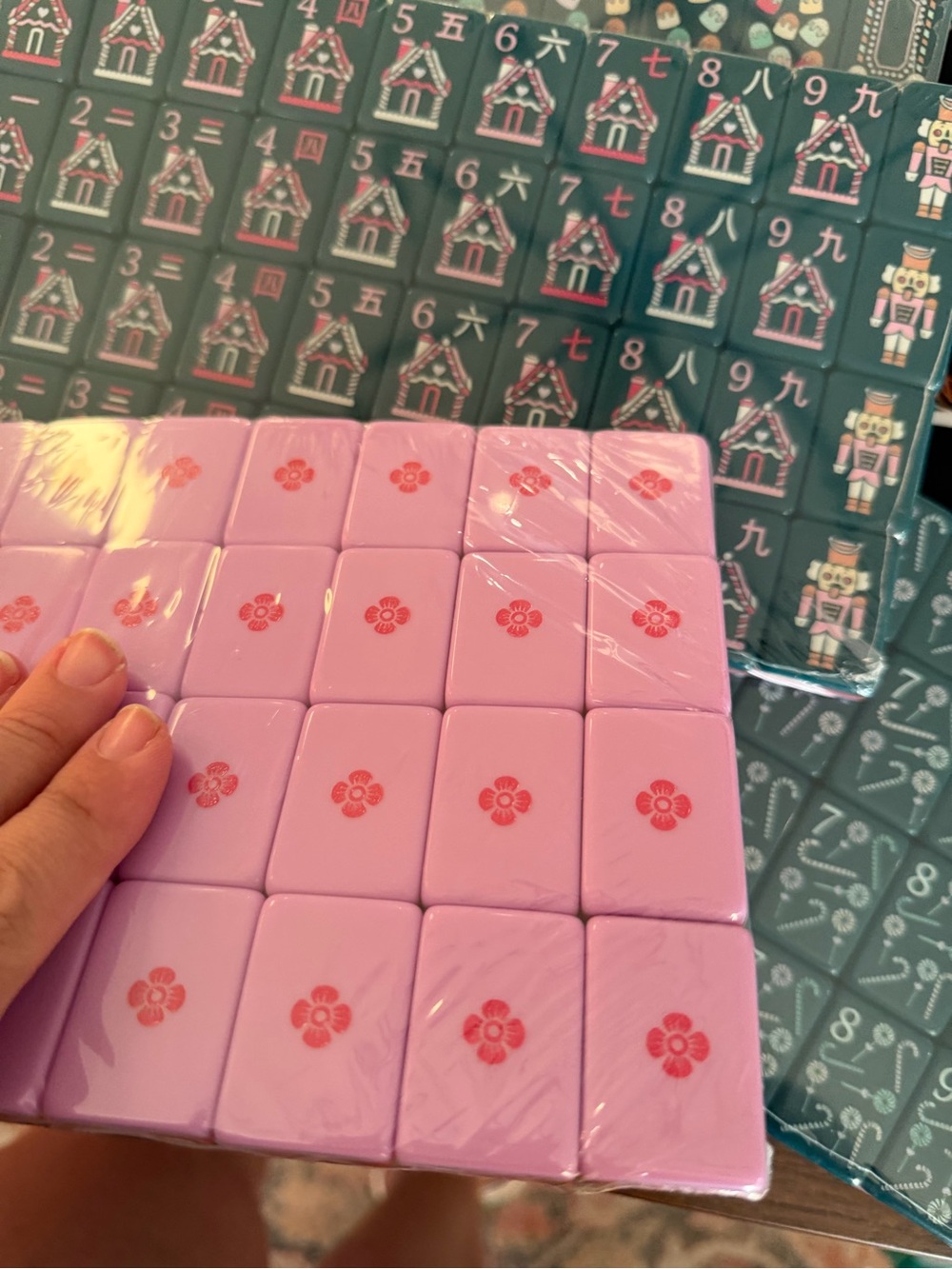 Dark Teal Nutcracker Christmas Holiday Themed American Mahjong Tiles - NEW - Picture 11 of 15